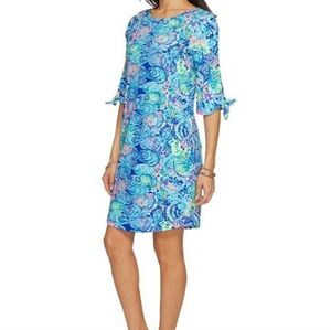 Lilly Pulitzer Preston Multi Ocean Commotion Mini Dress Size Medium.